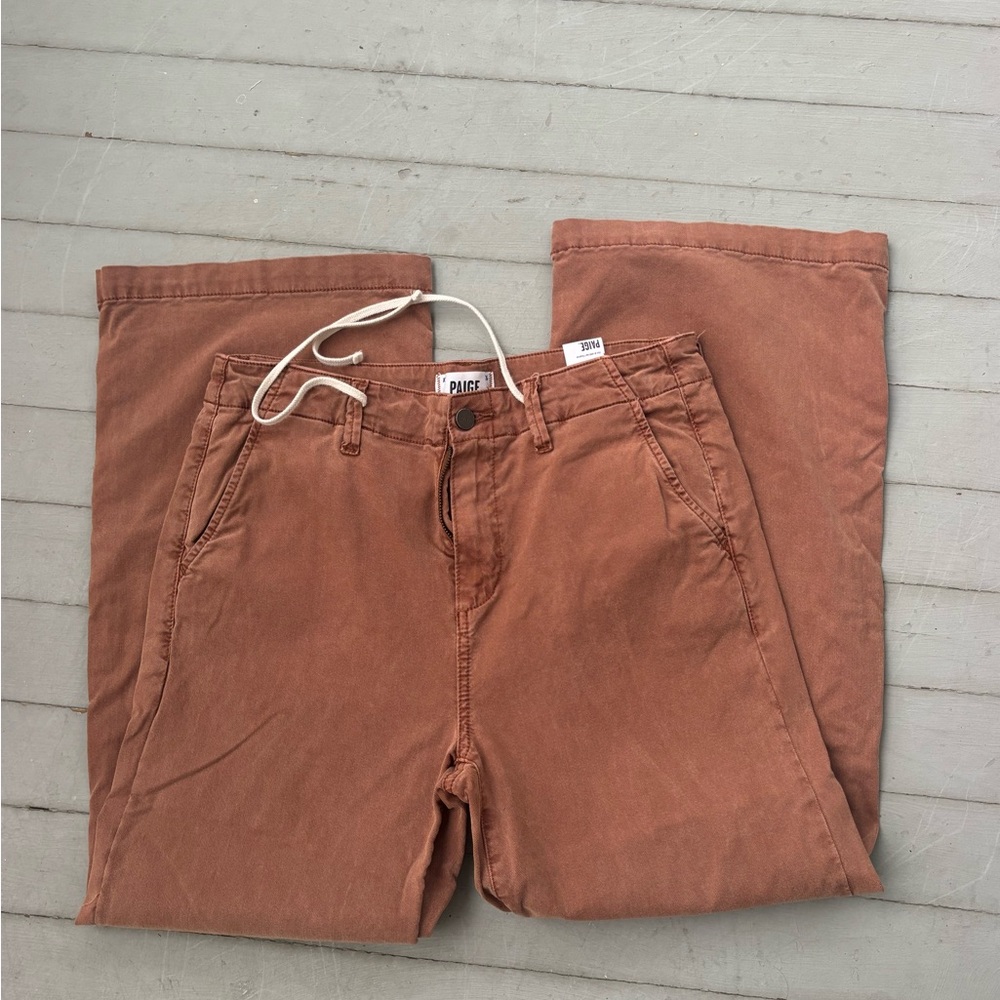 PAIGE Carly High-Rise Wide-Leg Jeans size 29